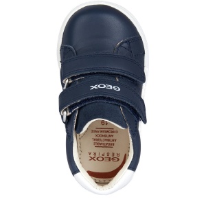 Ghete băieți primii pași Geox B Biglia Navy Blue — vedere de sus