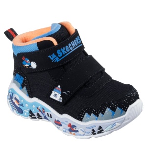 Ghete băieți Skechers Play Scene Negru - 407319N/BKMT