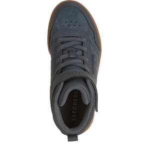 Ghete băieți Skechers Quick Street Gri - 418027L/CHAR