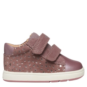 Ghete fete Geox B Biglia Dk Rose
