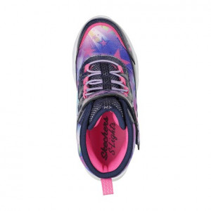 Skechers Ghete fete Ghete fete Twisty Brights Sweet Starz Navy Multi colectia S-Lights