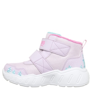Ghete fete Skechers Play Scene Lila - 303163N/LVMT - unghi