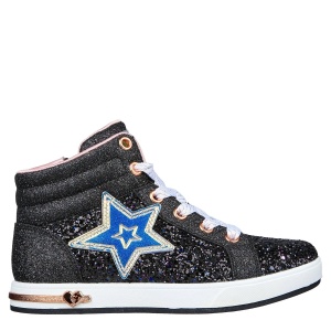 Ghete fete Skechers Shoutouts Black