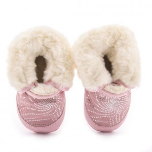 Ghete imblanite bebelusi Cosy Boot Rose Clair - Img 1