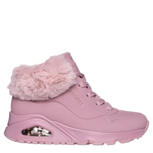 Ghete îmblănite fete Skechers Uno Fall Air Mauve