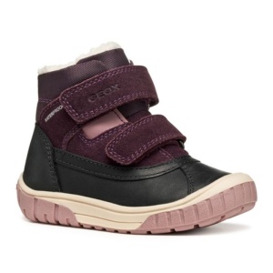Geox Ghete imblanite impermeabile fete Omar WPF Black Dk Purple B462LC-022FU-C9228 incaltaminte copii bigstep