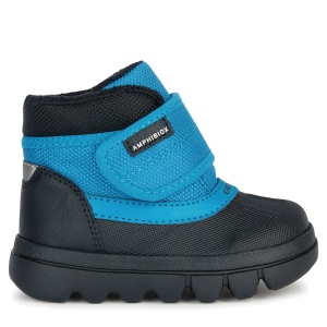 Ghete impermeabile băieți Geox B Willaboom B ABX Petrol Blue