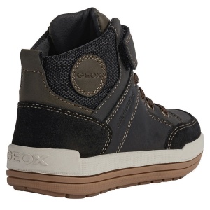 Ghete impermeabile baieti J Charz Boy B ABX Military Black - J16F3A/043ME/C0033 - din spate