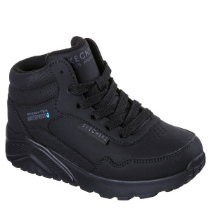 Ghete impermeabile băieți Skechers Uno Lite Aqua Ave Black — vedere în perspectivă