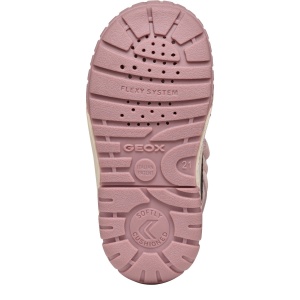 Ghete impermeabile îmblănite fete Geox Omar Girl Wpf Black Rose - B462LC/022FU/C0724 - talpă