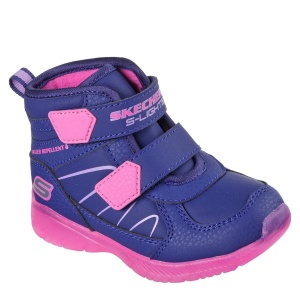 Ghete Water Repelent fete Skechers Illumi Brights Polar Steppe Navy - Img 2