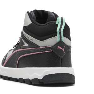 Ghete fete Puma Evolve Trail PS Dusky Gray Pinkscape, material rezistent la apa, talpa aderenta de cauciuc, inchidere cu siret