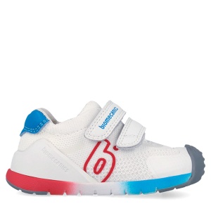 Pantofi băieți Biomecanics Blanco Y Rojo