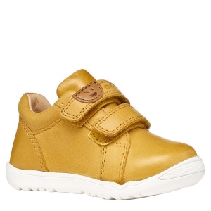 Pantofi băieți Geox Macchia Boy Ochre Yellow — vedere în perspectivă