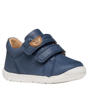 Pantofi băieți Geox Macchia Navy — vedere în perspectivă