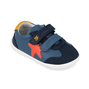 Garvalin Pantofi barefoot baieti 262320-A556 Petrol încălțăminte primii pasi bigstep