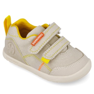Pantofi barefoot băieți Biomecanics Beige Y Amarillo - Img 4