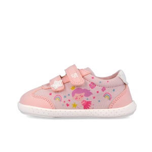 Garvalin Pantofi barefoot fete 262337-A032 Rosa încălțăminte primii pasi bigstep