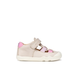 Pantofi decupati fete Steppieup Ivory Pink - Img 2