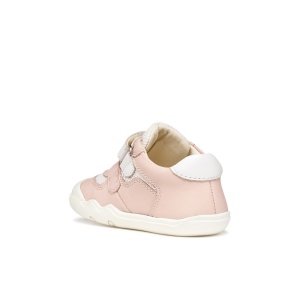 Geox Pantofi fete Steppieup Girl Lt Rose White B6563A-08514-C8W1Z încălțăminte primii pasi bigstep