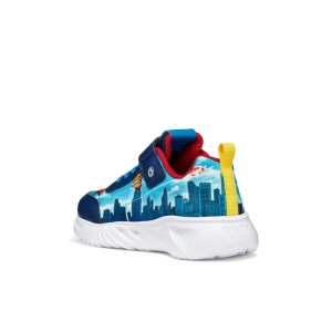 Geox Pantofi sport baieti Assister Boy Navy Lt Blue încălțăminte copii bigstep