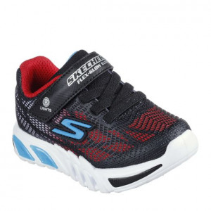 Skechers Pantofi sport baieti Flex Glow Elite Black Red N colectia S-Lights