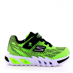Pantofi sport baieti Flex Glow Elite Lime Black N