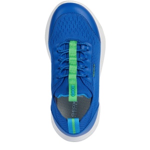 Pantofi sport baieti B Sprintye B.A Royal Green — vedere de sus
