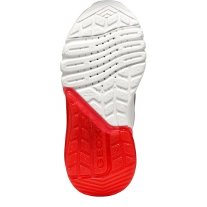 Pantofi sport băieți Geox Ciberdron Boy Black Red — talpa