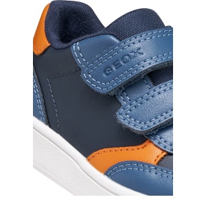 Pantofi sport băieți Geox Eclyper Boy Navy/Orange ( ) - B555LA/000BC/C0659 - detaliu