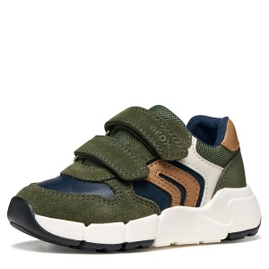 Pantofi sport băieți Geox Flexyper Mini Boy Musk/Cognac - B656GC/05422/CB36N - interior