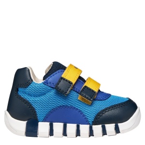 Pantofi sport băieți Geox Iupidoo Boy Azure Navy
