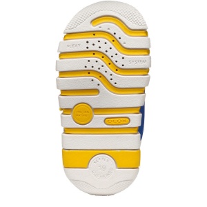 Pantofi sport băieți Geox Iupidoo Boy White Navy — talpa
