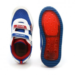 Pantofi Sport baieti Inek BC White Royal - Img 3