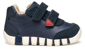 Pantofi sport baieti Iupidoo Navy Red - Img 2