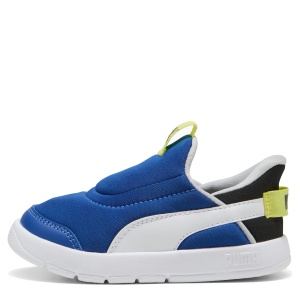 Pantofi sport băieți Puma Courtflex v3 Sliptech Inf Vivid Blue — vedere laterală