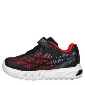 Pantofi sport băieți Skechers Flex Glow Elite Black Red - Img 3