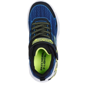 Pantofi sport băieți Skechers Light Storm 2.0 Black Blue — vedere de sus