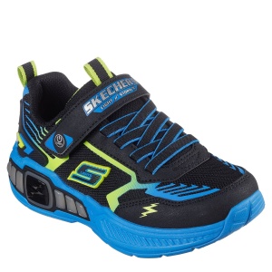 Pantofi sport băieți Skechers Light Storm 3 Bleumarin — vedere în perspectivă
