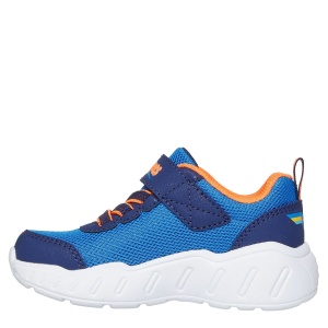 Pantofi sport băieți Skechers Play Scene Blue Navy — vedere din față