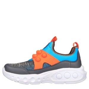Pantofi sport băieți Skechers Skech Pops Charcoal Blue - Img 3