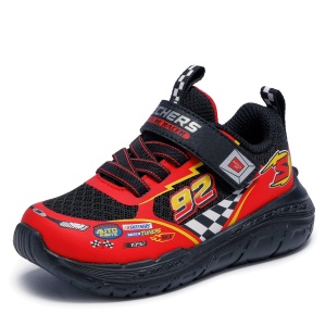 Pantofi sport băieți Skechers Skech Tracks Black Red Multi — vedere laterală detaliată