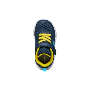 Geox Pantofi sport baieti Sprintye Boy Navy Yellow B454UC-01454-C0657 incaltaminte copii bigstep