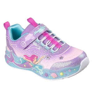 Skechers Pantofi sport fete 303060L/LVMT Mermaid Dreams Lavender Multi L incaltaminte copii bigstep