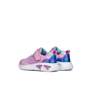 Geox Pantofi sport fete Assister Girl Pink Lilac J65E9A-0ASPV-C8842  încălțăminte copii bigstep