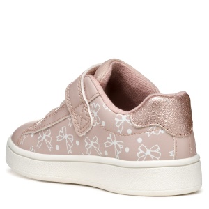 Pantofi sport fete Geox Eclyper Girl Light Rose — vedere din spate
