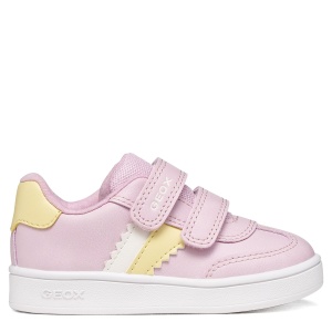 Pantofi sport fete Geox Eclyper Girl Pink/Lt Yellow