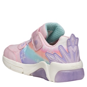 Pantofi sport fete Geox Fadinlight Pink Lilac - vedere din spate - J55M4E/0ANKC/C8842