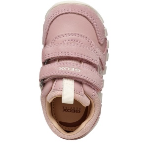 Pantofi sport fete Geox Iupidoo Girl Old Rose Ivory — vedere de sus
