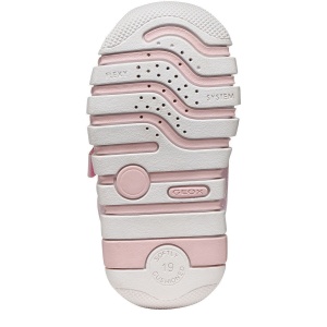 Pantofi sport fete Geox Iupidoo Girl White Lilac — talpa
